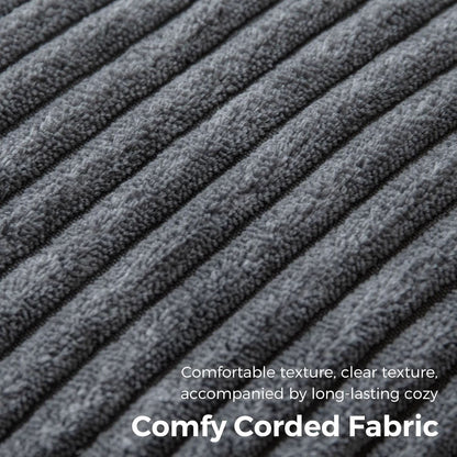Graphite Grey Foldable SofaBed With Lumbar Support