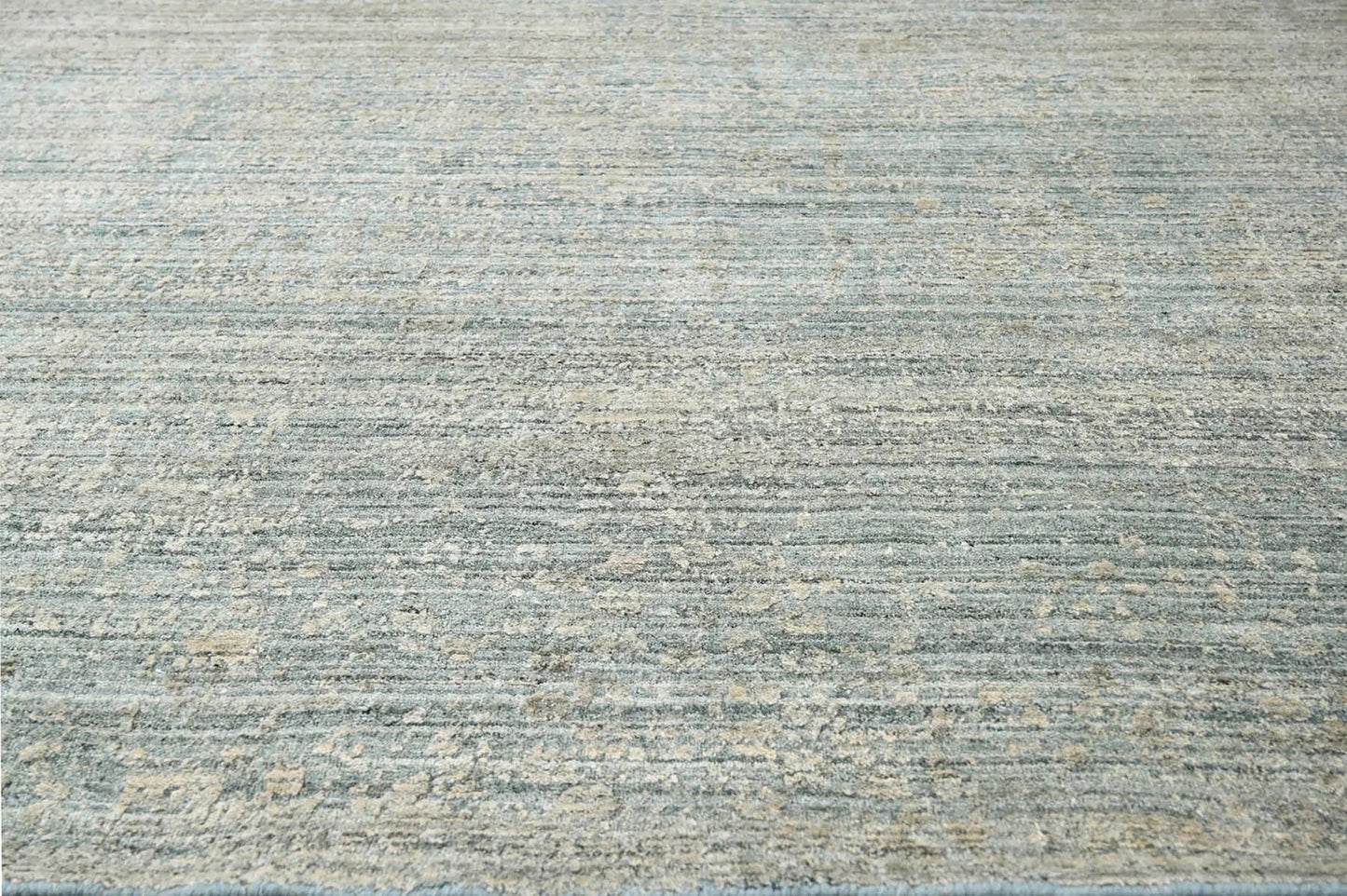 8x10 Celadon,Beige Hand Knotted Hand Made 100% Wool Modern & Contemporary Oriental Area Rug