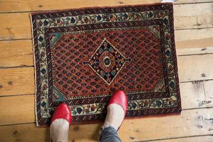 2x2.5 Vintage Engelas Square Rug Mat