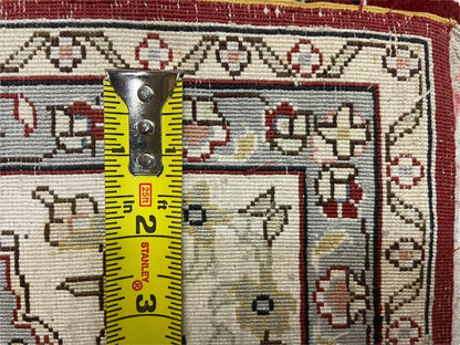 4' X 6' Vintage Fine Handmade Chinese Oriental Silk Rug 400 KPSI Wow