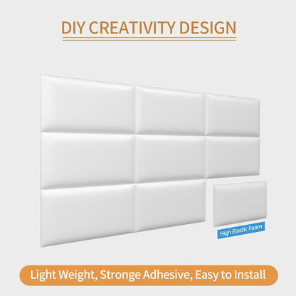 Self-Adhesive 3D Upholstered Wall Panels for Bedrooms