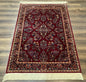4x6 Karastan Rug Red Sarouk #785, Wool Pile Original 700 Series, Vintage Discontinued