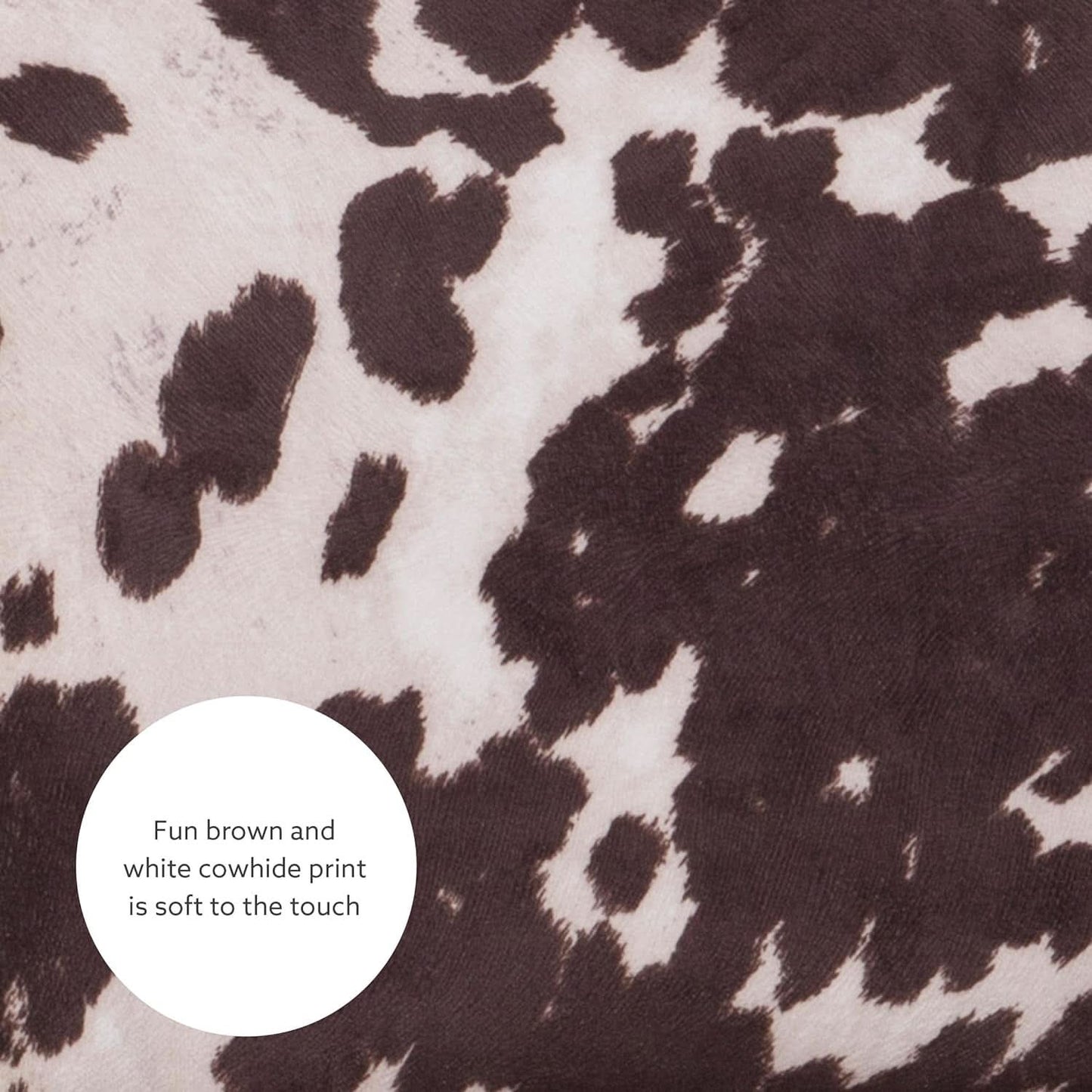 Stylish Cowhide Print Bar Stool with Comfortable Padded Seat