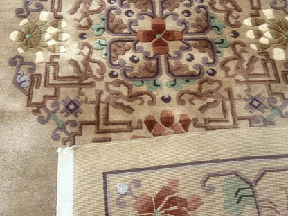 Chinese Wool Rug 8x12, Chinese 90 Line Rug