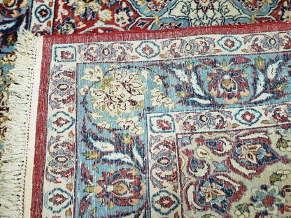 3' 5" X 5' 8" Vintage Handmade Turkish Wool Rug Carpet Vegetable Dyes Nice Red