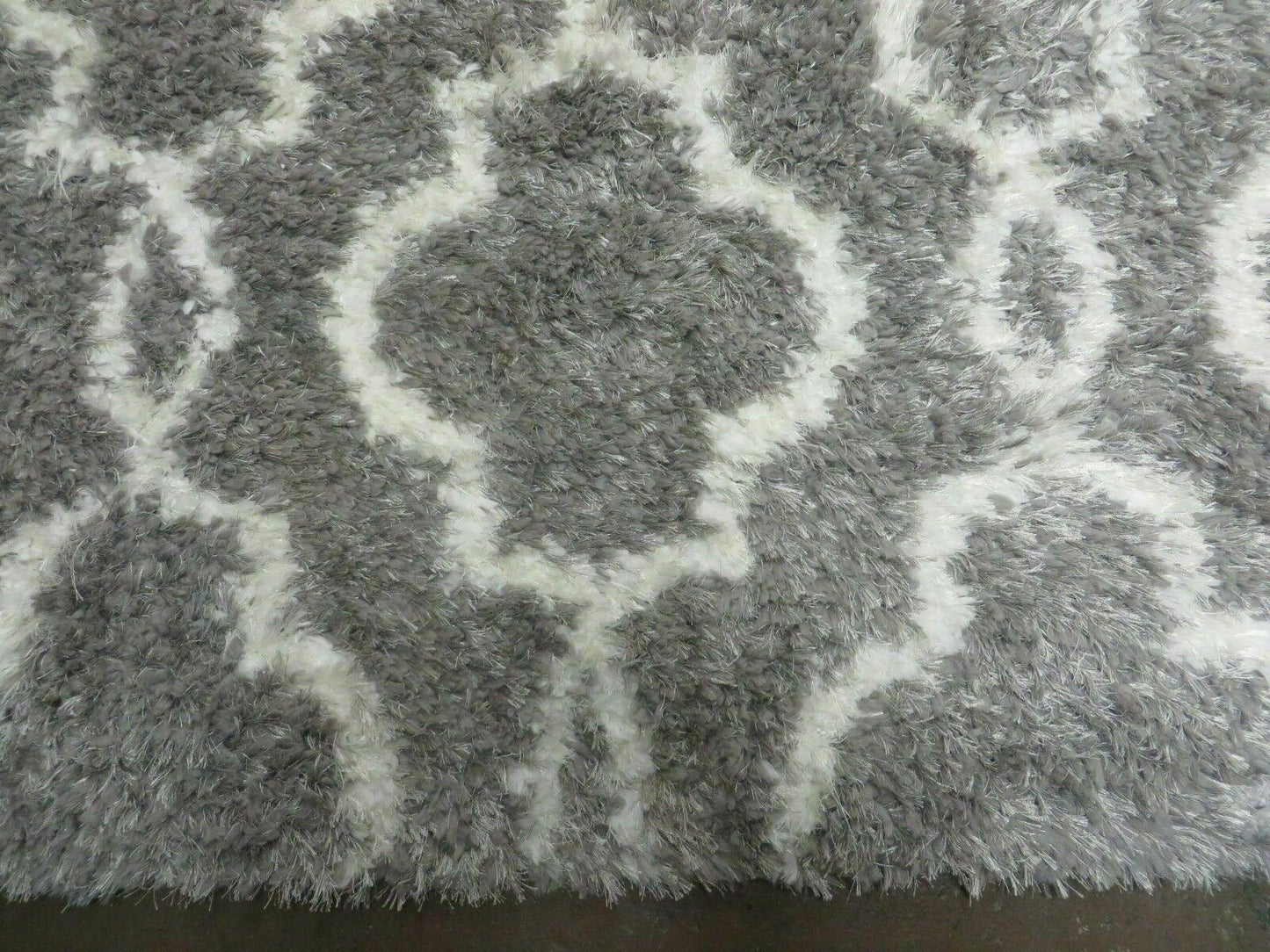 5' X 7' Modern Contemporary Israel Made Glimmer 205-45 Shag Rug Acrylic Bohemian Boho Home Décor