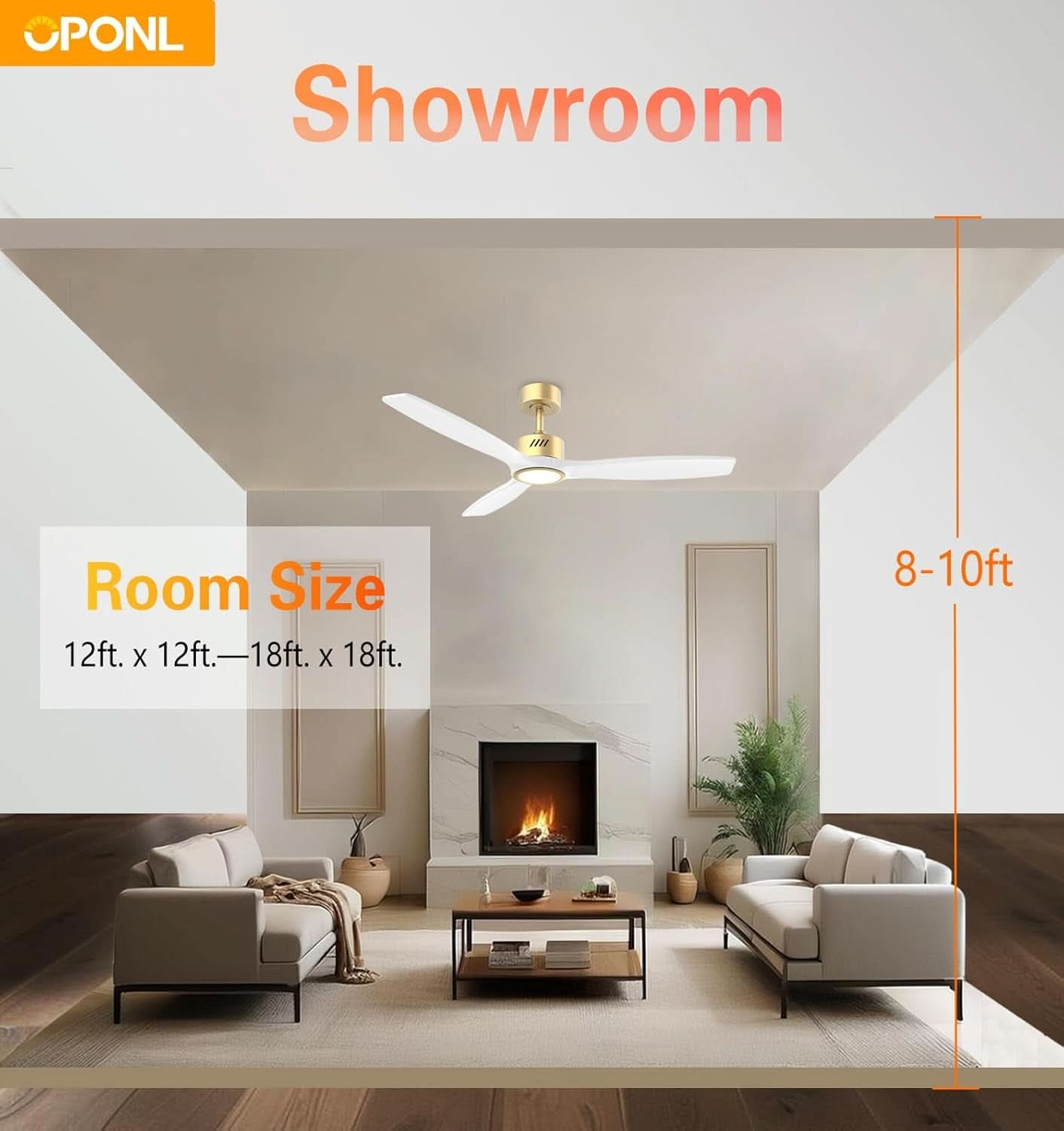 52 Inch Wooden Ceiling Fan With Integrated Light And Remote Control
