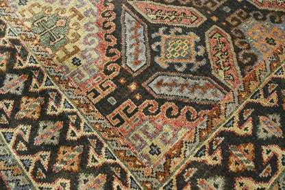 LoomBloom 5' 6'' x8' 8'' Gold Hand Knotted Transitional Oushak Wool Oriental Area Rug