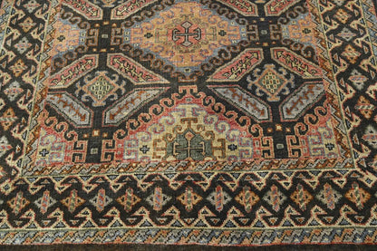 LoomBloom 5' 6'' x8' 8'' Gold Hand Knotted Transitional Oushak Wool Oriental Area Rug