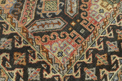 LoomBloom 5' 6'' x8' 8'' Gold Hand Knotted Transitional Oushak Wool Oriental Area Rug