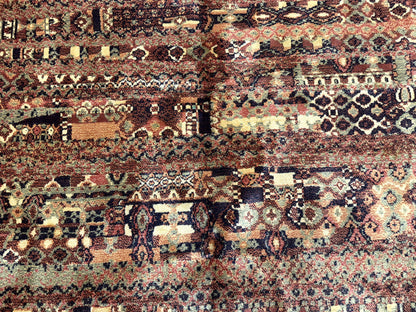 Couristan Rug 8x11 Brown Contemporary Wool Belgium Power Loomed Carpet