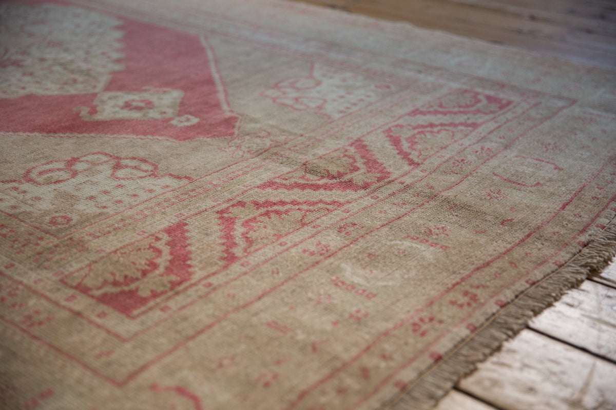 5x8.5 Vintage Distressed Oushak Carpet