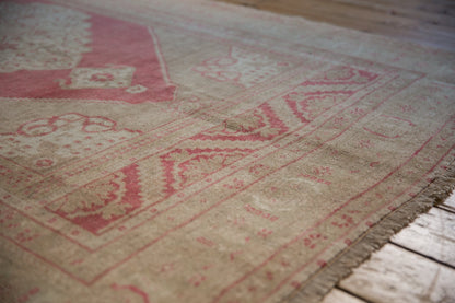 5x8.5 Vintage Distressed Oushak Carpet
