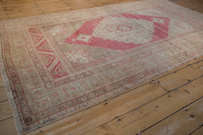 5x8.5 Vintage Distressed Oushak Carpet