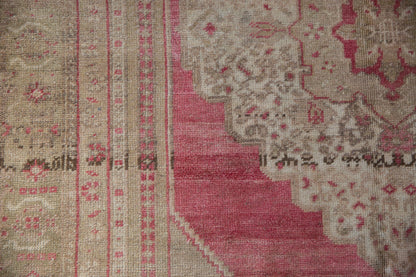 5x8.5 Vintage Distressed Oushak Carpet