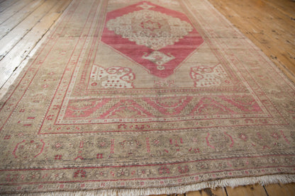 5x8.5 Vintage Distressed Oushak Carpet