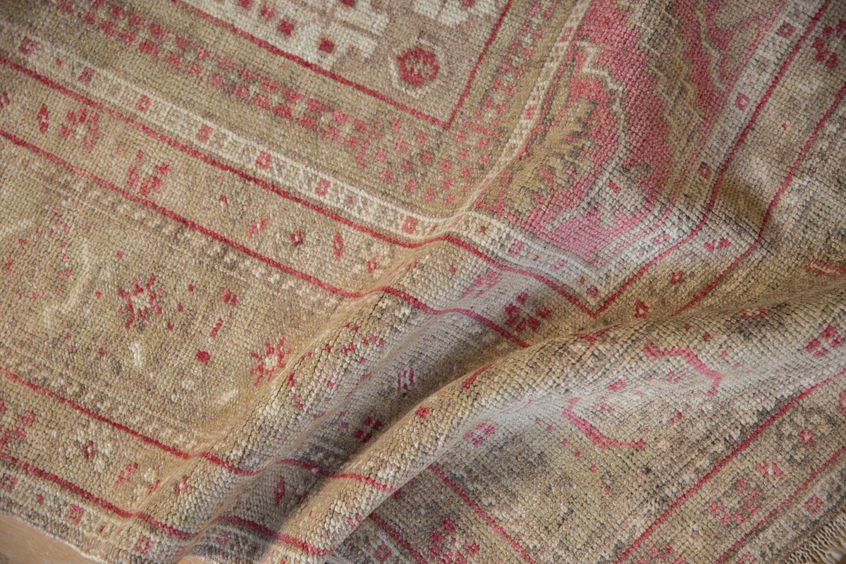 5x8.5 Vintage Distressed Oushak Carpet