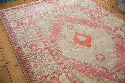6x9 Vintage Distressed Oushak Carpet