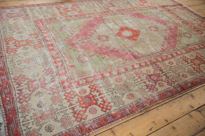 6x9 Vintage Distressed Oushak Carpet