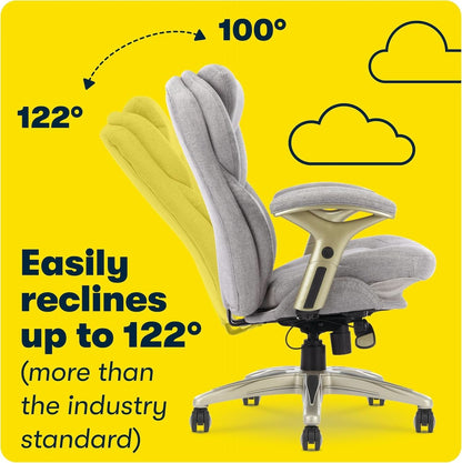Ergonomic Executive Office Chair With Motion Technology Gray