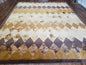 8' 6" X 11' Handmade Chinese Tibetan Nepal Silk & Wool Rug Gold Brown Tan Beige