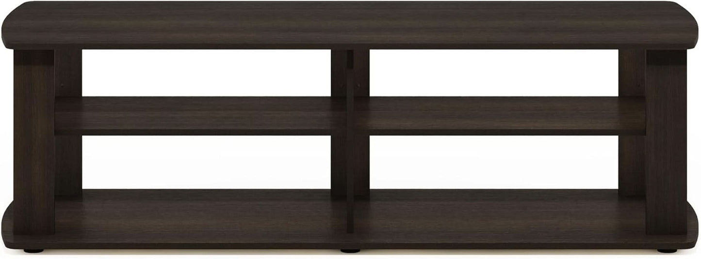 43.3 Inch Wide Dark Brown Entertainment Center TV Stand