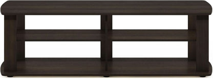 43.3 Inch Wide Dark Brown Entertainment Center TV Stand