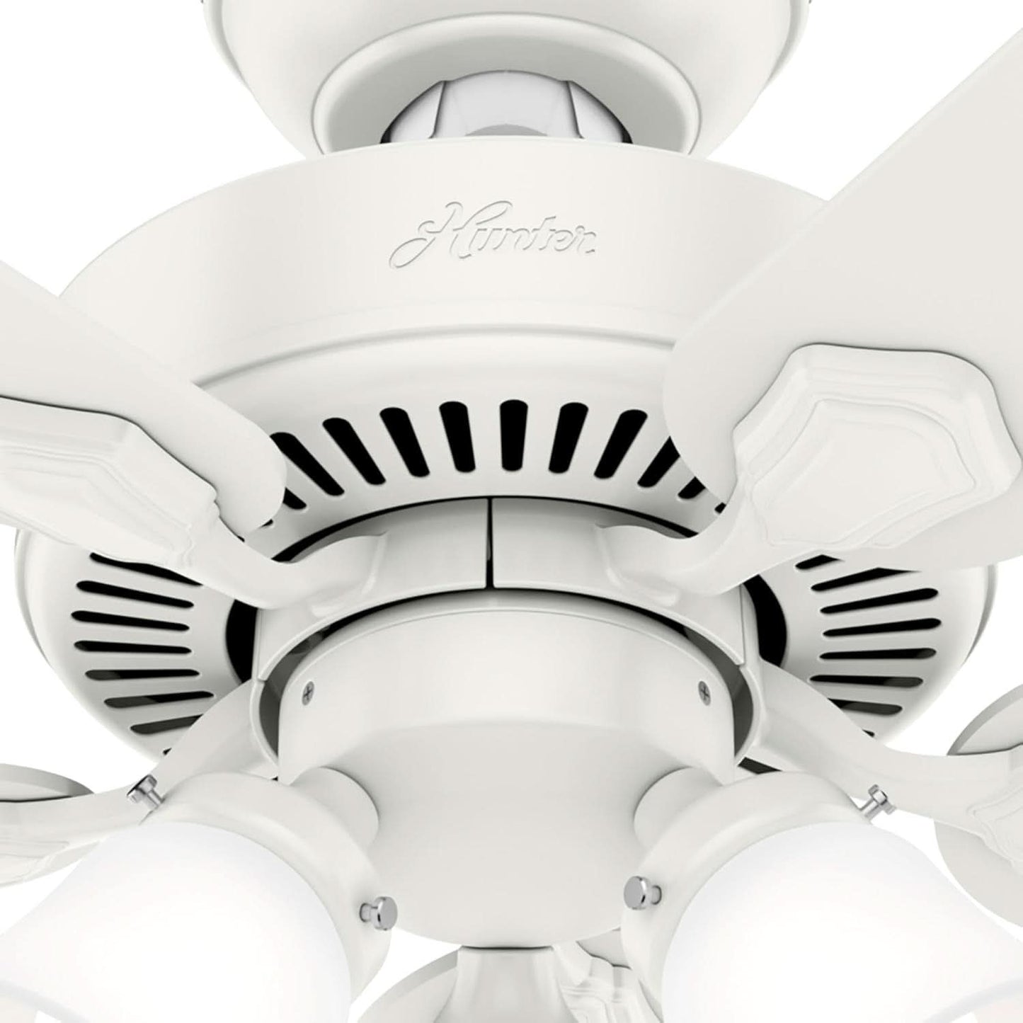 44 Inch Indoor Ceiling Fan With LED Lights Quiet Motor