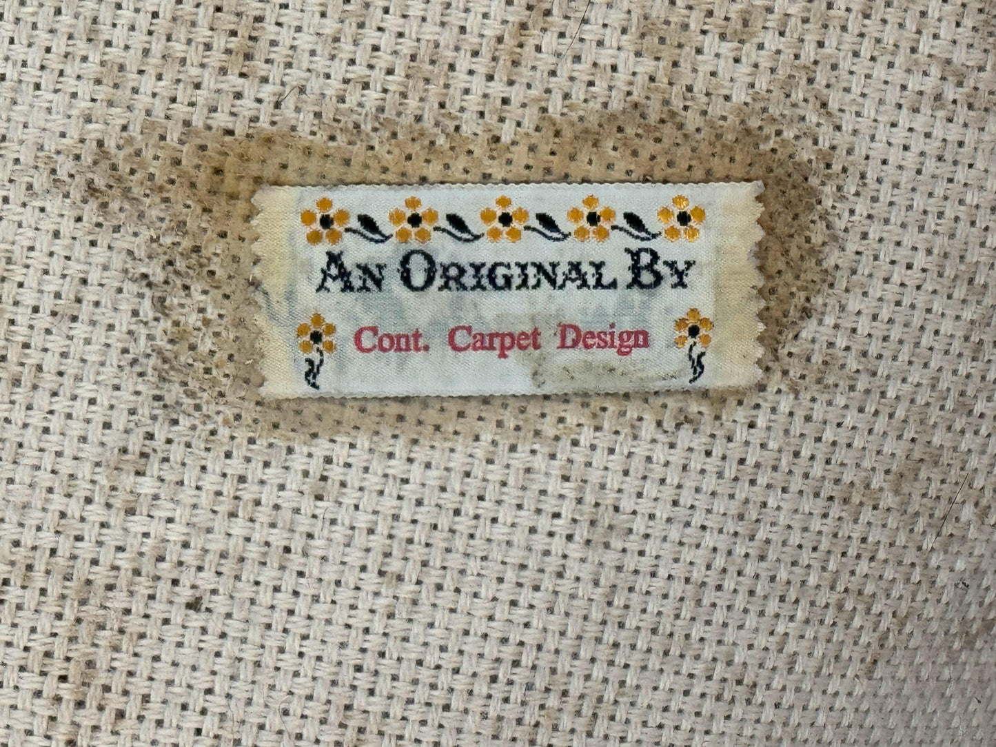 Large Round Rug 9x9, Vintage Retro Design, Lime Green