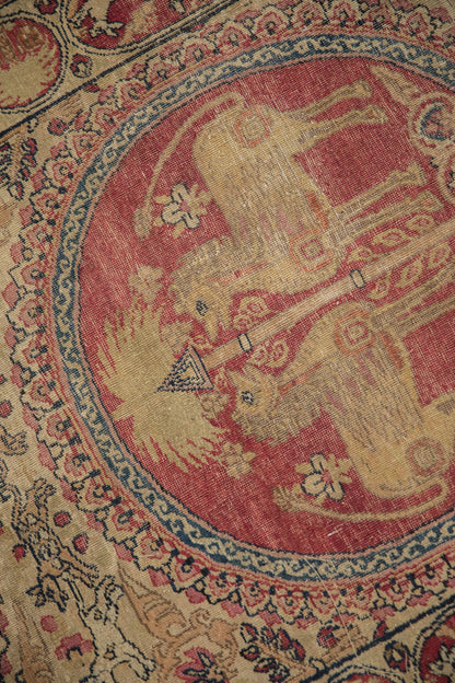 3x11.5 Antique Kerman Rug Runner