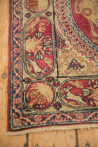 3x11.5 Antique Kerman Rug Runner