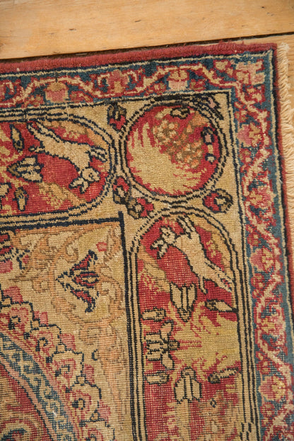 3x11.5 Antique Kerman Rug Runner