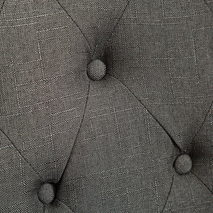 Charcoal Tufted Parsons Dining Chair Modern Style Elegant