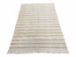 5x8 Turkish Kilim Rug, Flatweave Carpet, Striped Blanket, Southwestern Design, New, Gray, Wool, High Quality, Hand-Knotted