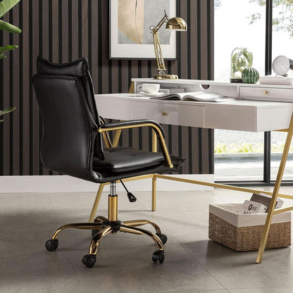 Black Office Desk Chair With Adjustable Height Elegant