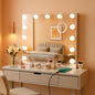 23 Inch Vanity Mirror With Dimmable Lights 10x Magnification