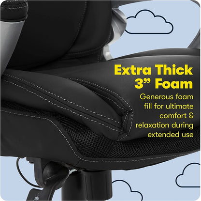 Ergonomic Executive Chair Bonded Leather With Air Lumbar