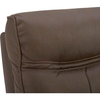 Chocolate Swivel Glider Rocker Recliner With USB Charging