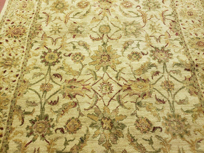Belgium Power Loomed Rug 5x7, Vintage Oriental Wool Carpet, Beige