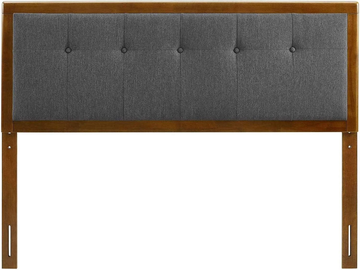 Modern Tufted Queen Headboard with Foam Padding