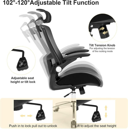 Big And Tall Ergonomic Office Chair 400Lbs Heavy Duty