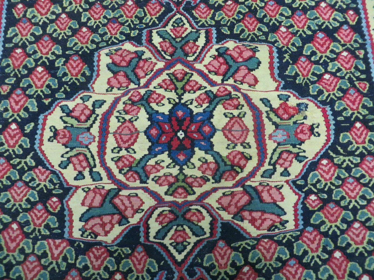 4' X 6' Vintage Handmade Turkish Flat weave Rug Tribal