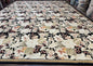 Palace Size Needlepoint Rug 13x17, Extra Large Wool Floral Handmade Carpet, European Design, Botanical