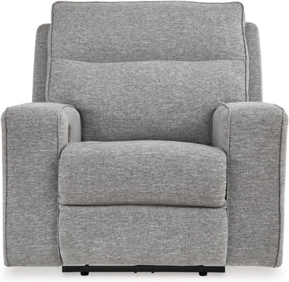 Gray Power Recliner With Adjustable Comfort For Living Room