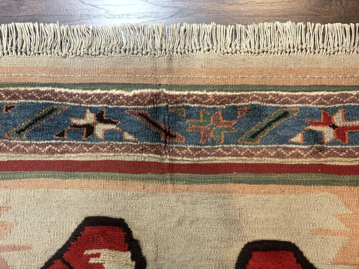 Turkish Kilim Rug 2.5 x 4.7, Flatweave Bohemian Blanket Rug, Wall Hanging Tapestry Rug