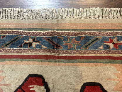 Turkish Kilim Rug 2.5 x 4.7, Flatweave Bohemian Blanket Rug, Wall Hanging Tapestry Rug