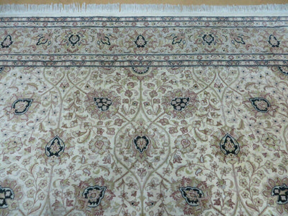 6' X 9' Vintage Fine Handmade Pakistan Oriental Floral Wool Rug Carpet Nice