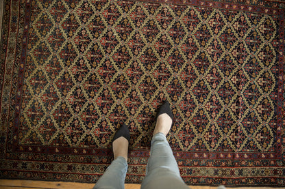 4x6 Antique Fine Malayer Rug