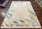 Modern Tibetan Rug 7x10, Soft Wool, Tufenkian Style Carpet, Tibet Nepali Rug, Open Field, Handmade Wool Rug