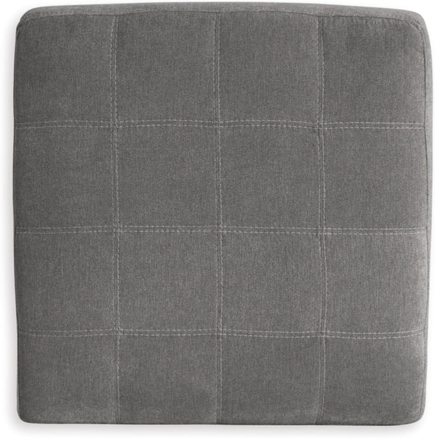 Oversized Light Gray Ottoman Room Decorative Elegance